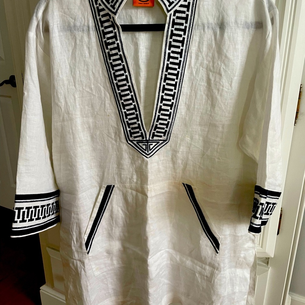 Authentic NEW never worn Tory Burch tunic (can also be a swim coverup)